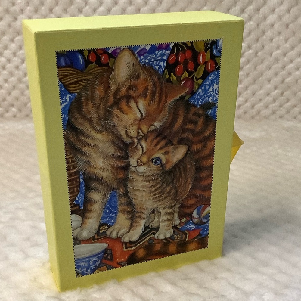 Happy Cats Stationery Gift Set Notebook, Address Book & Book of Days (Unused)